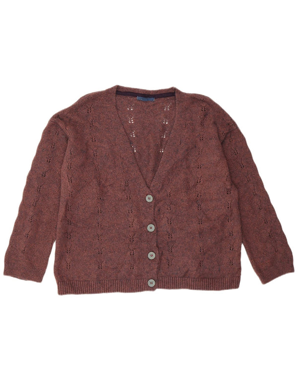 White Stuff Γυναικείο Ζακέτα πουλόβερ UK 14 Medium Maroon Ακρυλικό