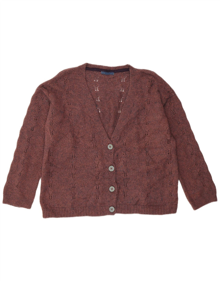 White Stuff Γυναικείο Ζακέτα πουλόβερ UK 14 Medium Maroon Ακρυλικό