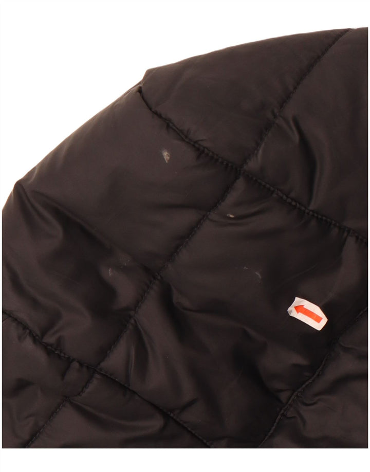 Γυναικείο μπουφάν Nike με κουκούλα UK 10 Small Black Polyester