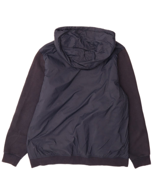 Crew Clothing Ανδρικό μπουφάν με κουκούλα UK 42 XL Navy Blue Colorblock