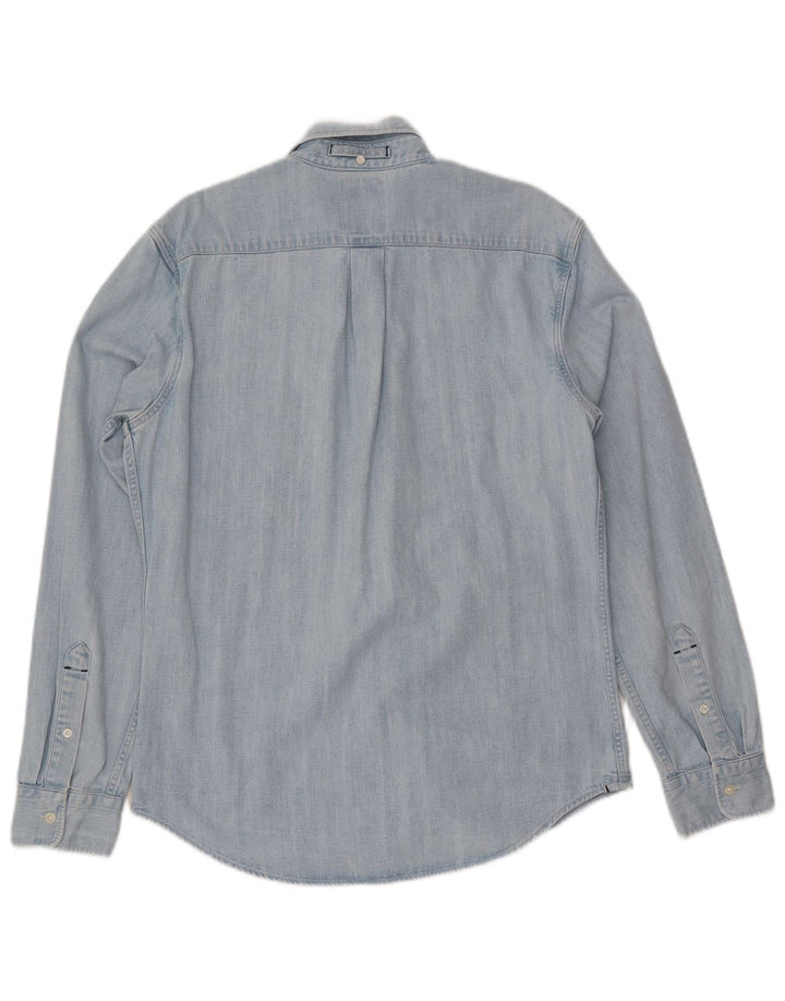 Ανδρικό τζιν πουκάμισο LEVI'S Slim Fit Μεσαίο μπλε βαμβακερό