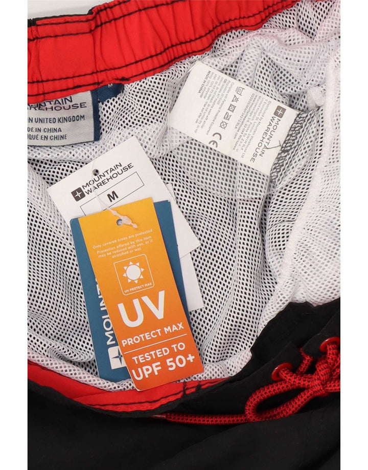 Mountain Warehouse Ανδρικά σορτς κολύμβησης μεσαίου μαύρου πολυεστέρα