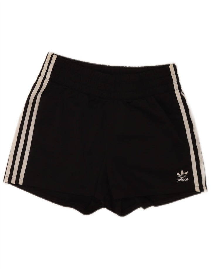 Γυναικείο αθλητικό σορτς Adidas UK 8 μικρό μαύρο πολυεστέρα