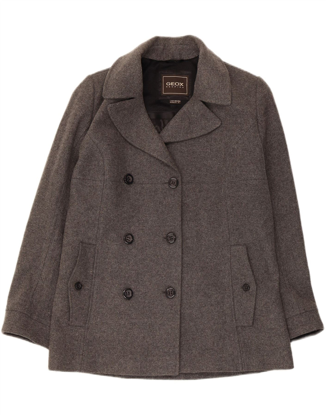 GEOX Γυναικείο παλτό Respira Pea UK 12 Medium Grey