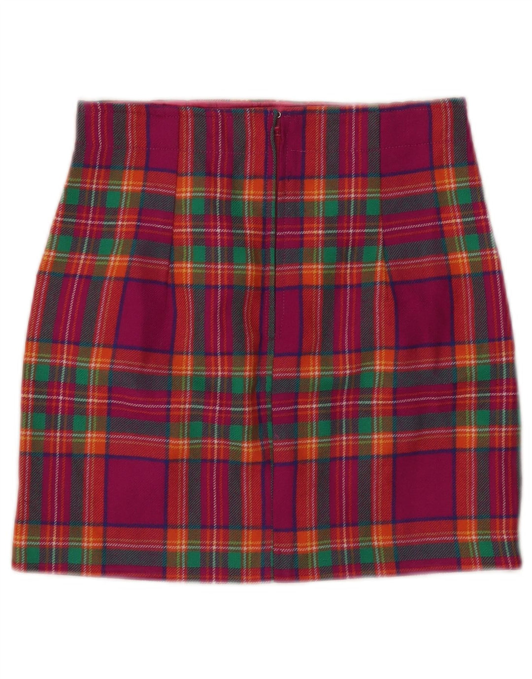 VINTAGE Γυναικεία Μίνι Φούστα W24 XS Pink Check