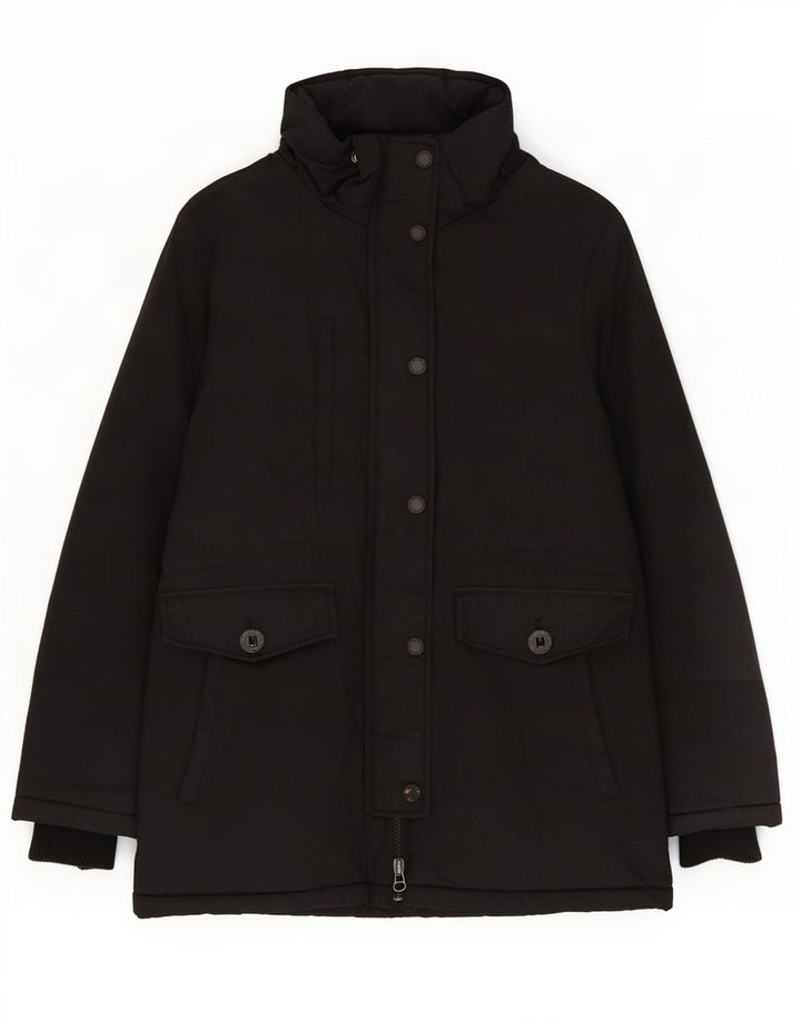 Superdry Γυναικείο Μπουφάν Parka UK 14 Large Black Polyester