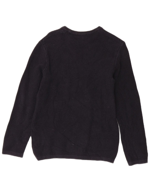 Ανδρικό πουλόβερ Cos Boat Neck Jumper Small Navy Blue Cotton