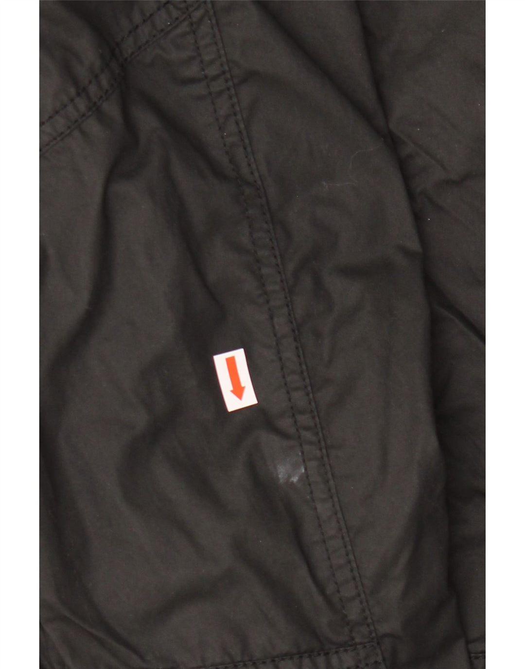 ZARA Ανδρικό Στρατιωτικό Μπουφάν UK 42 XL Μαύρο Βαμβακερό