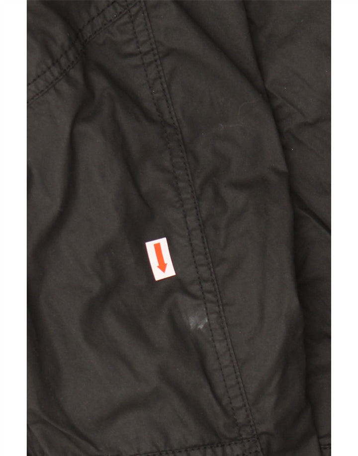 ZARA Ανδρικό Στρατιωτικό Μπουφάν UK 42 XL Μαύρο Βαμβακερό