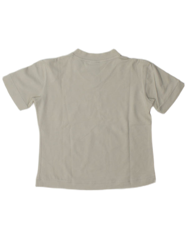 Γυναικείο μπλουζάκι Nike Crop Graphic Top UK 8/10 Μικρό γκρι βαμβακερό