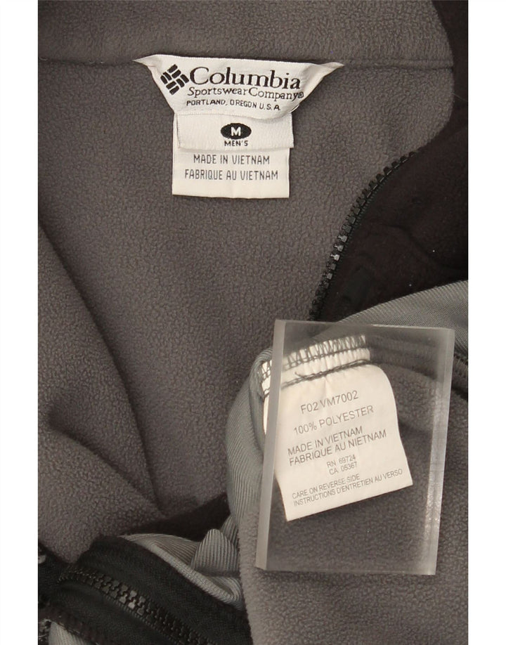 Columbia Ανδρικό σακάκι Fleece UK 38 Medium Black Colorblock Πολυεστέρας