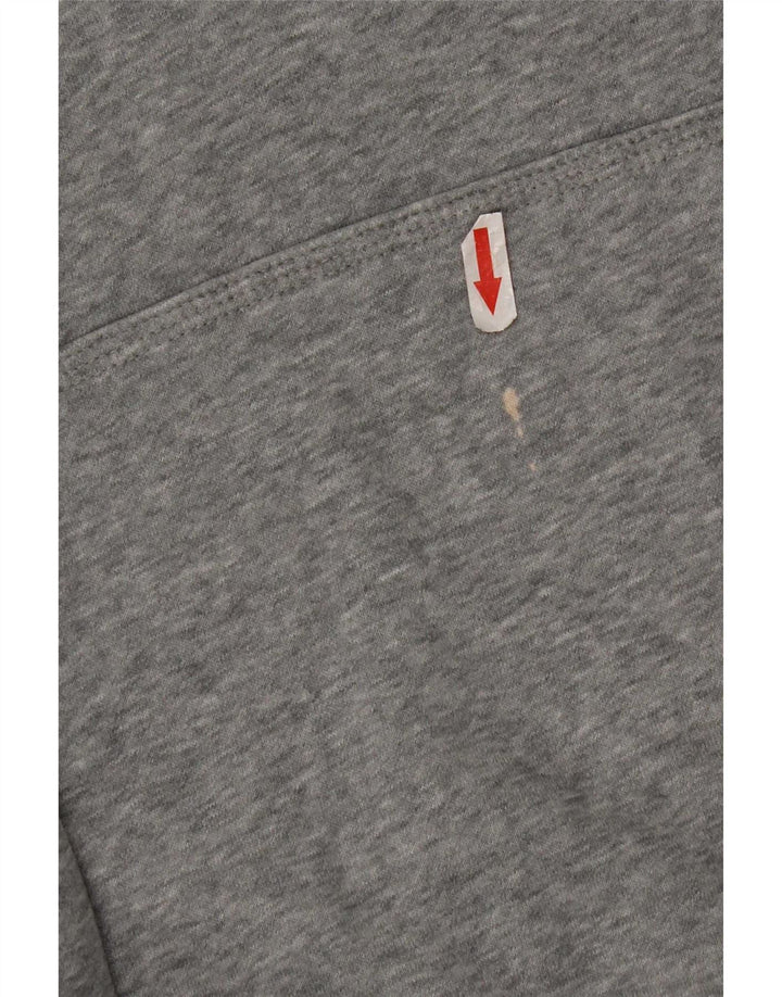 Ανδρικά γραφικά κουκούλα Nike, μεσαίο γκρι βαμβακερό
