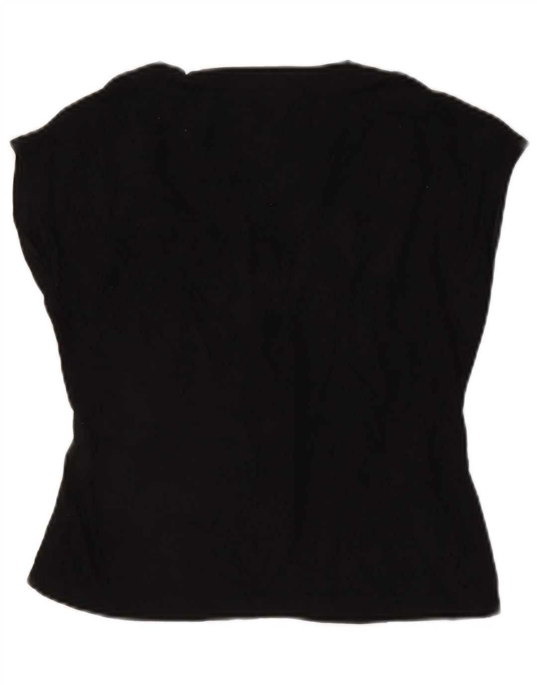 SASHA Γυναικεία Crop Μπλούζα Τοπ UK 12 Medium Black Viscose