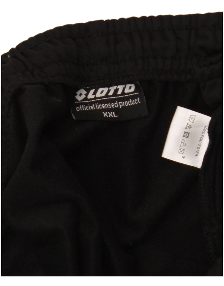 Ανδρική φόρμα Lotto Παντελόνι Joggers 2XL Μαύρο Πολυεστέρα