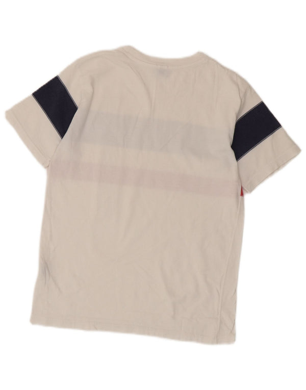 Dolce & Gabbana Boys Graphic T-shirt Top 11-12 Years XS White Colourblock