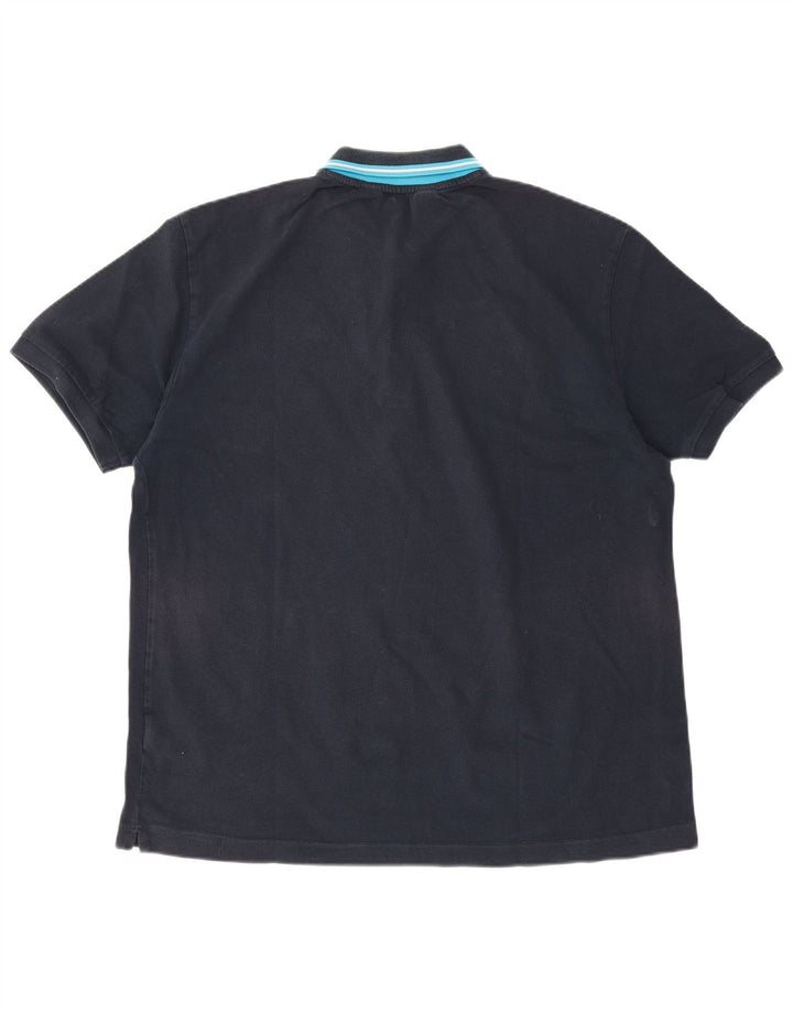 Ανδρικό μπλουζάκι πόλο Kappa 2XL Navy Blue