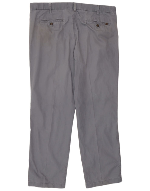 Marks & Spencer Ανδρικό παντελόνι Chino με κανονική εφαρμογή W40 L31 Μπλε βαμβακερό