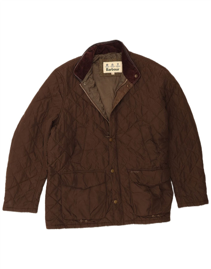 Ανδρικό καπιτονέ μπουφάν Barbour UK 44 2XL Καφέ Πολυεστέρας