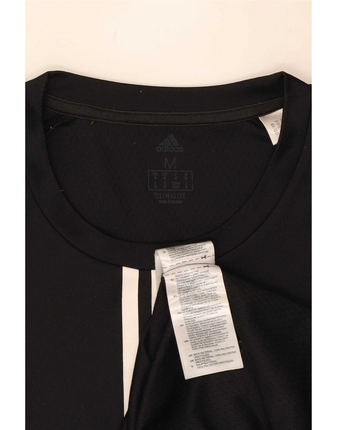 Adidas Mens Climalite Top Μακρύ Μαύρο Πολυεστέρας με μακρυμάνικο