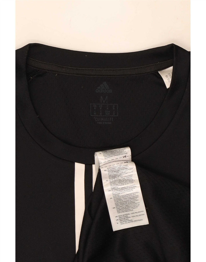 Adidas Mens Climalite Top Μακρύ Μαύρο Πολυεστέρας με μακρυμάνικο