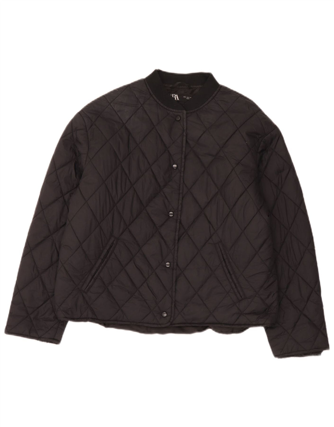 Zara Γυναικείο Καπιτονέ Μπουφάν UK 10 Small Black