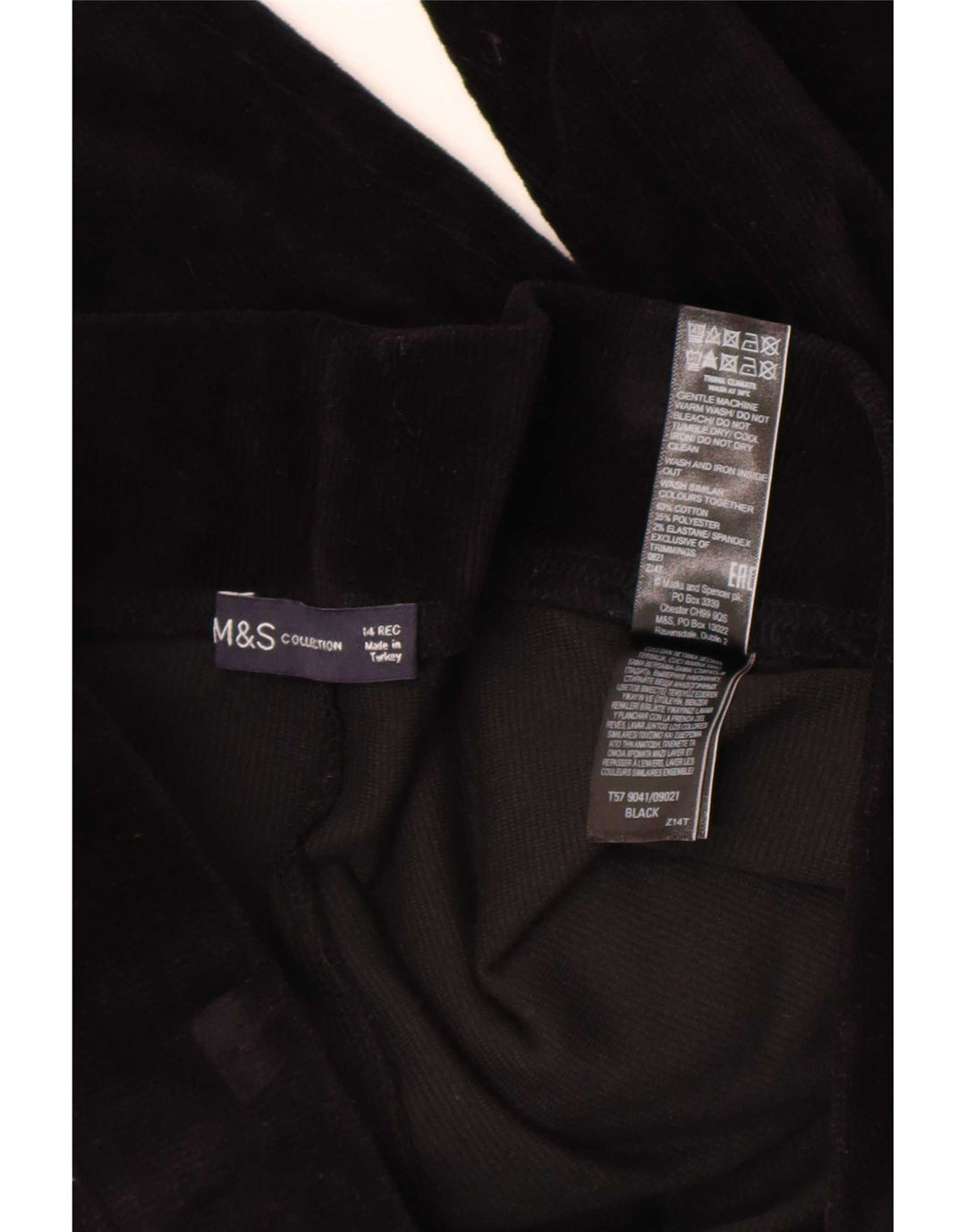 Marks & Spencer Γυναικείο Κολάν UK 14 Μεγάλο μαύρο βαμβακερό