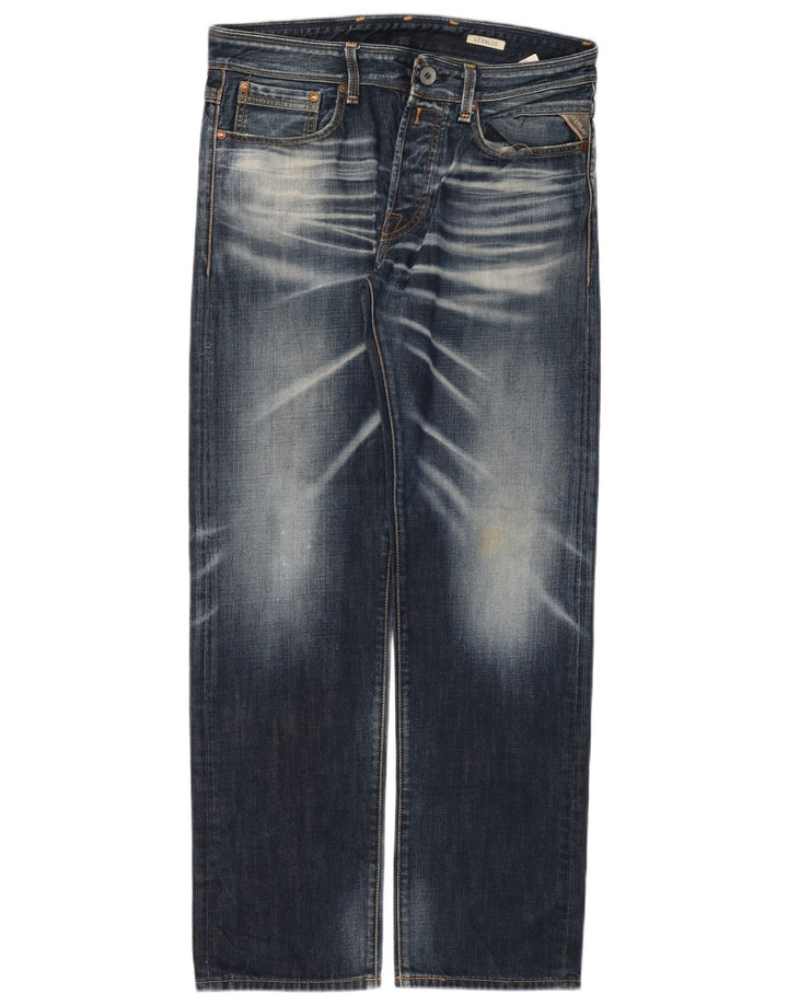 Replay Ανδρικό Lenaldo Straight Jeans W33 L32 Blue