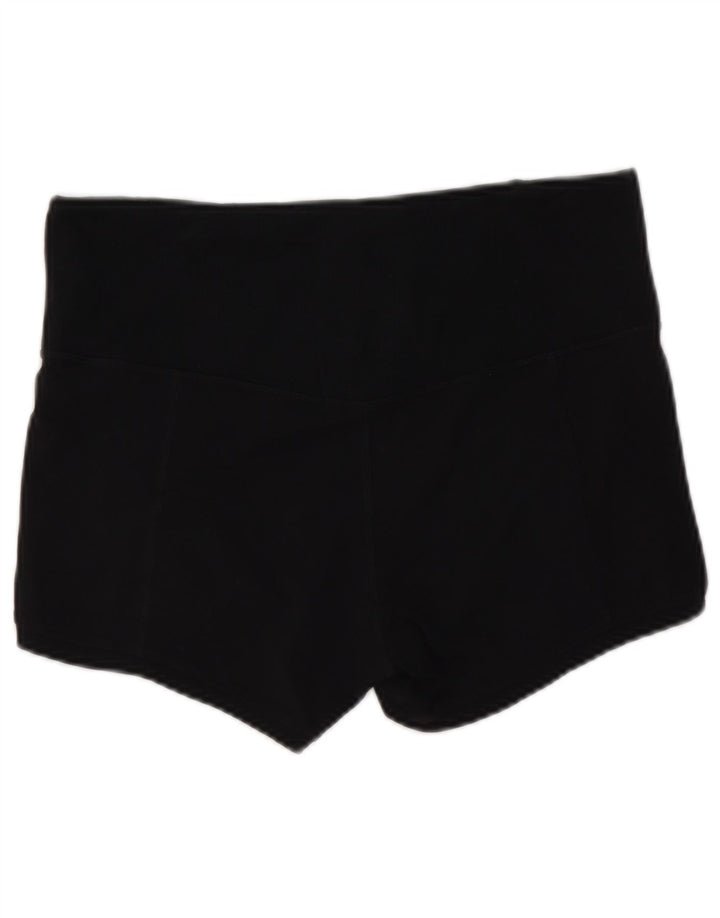 ATHLETA Womens Sport Shorts UK 14 Large  Black Nylon