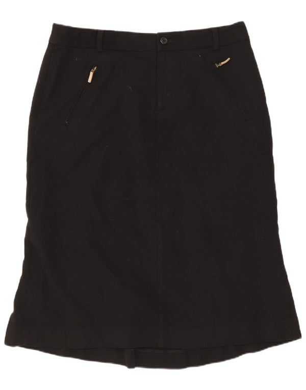 Γυναικεία φούστα Ralph Lauren σε γραμμή Α US 6 Medium W30 Μαύρο μαλλί
