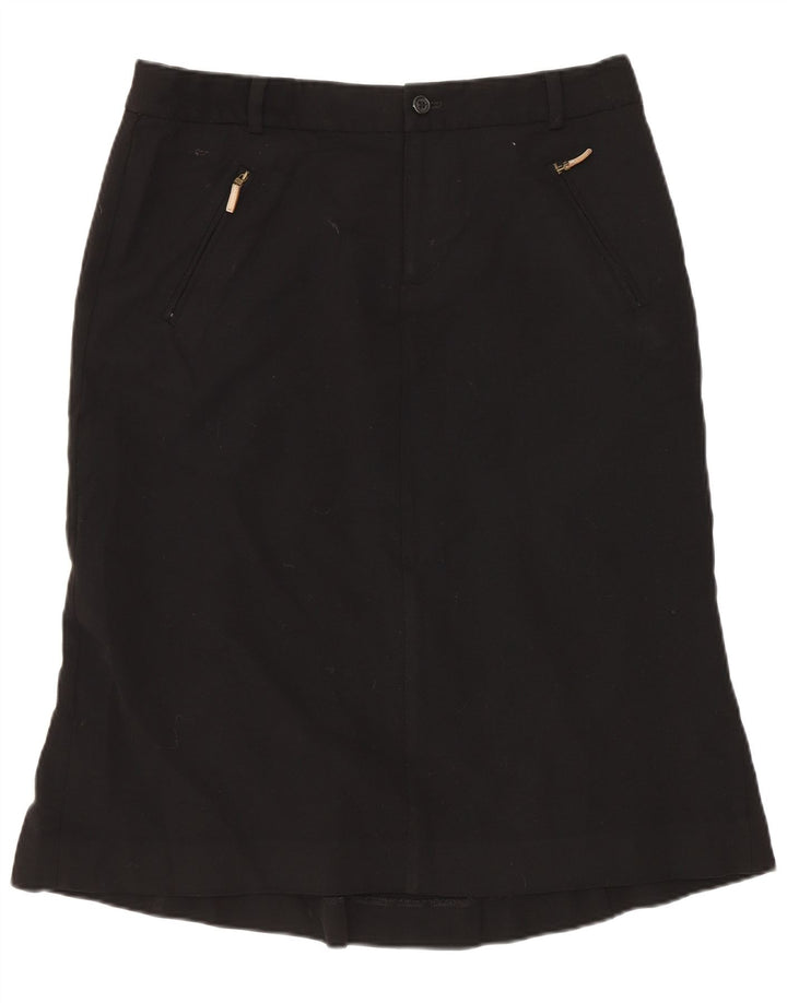 Γυναικεία φούστα Ralph Lauren σε γραμμή Α US 6 Medium W30 Μαύρο μαλλί