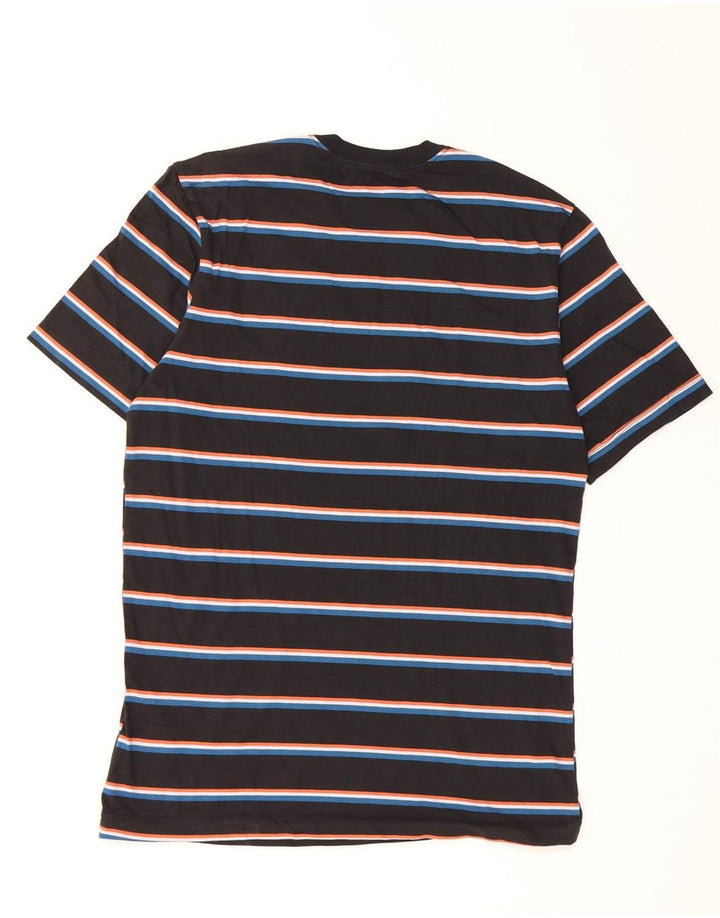 Ανδρικό T-Shirt Nike, Βαμβακερό μεσαίο μαύρο ριγέ