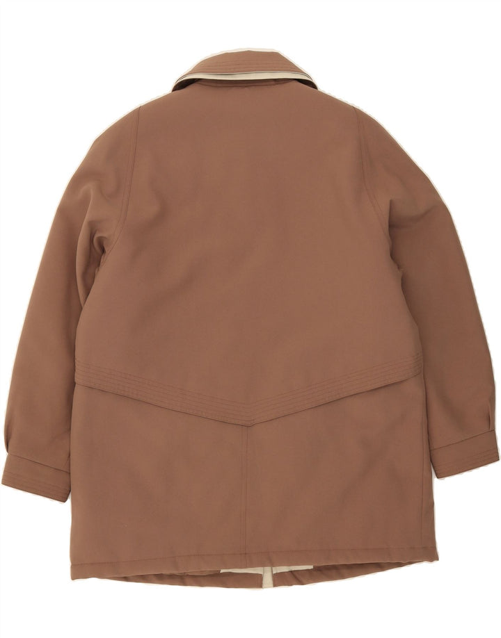 DAVID BARRY Womens Windbreaker Jacket UK 16 Large Beige Polyester Vintage David Barry and Second-Hand David Barry from Messina Hembry 