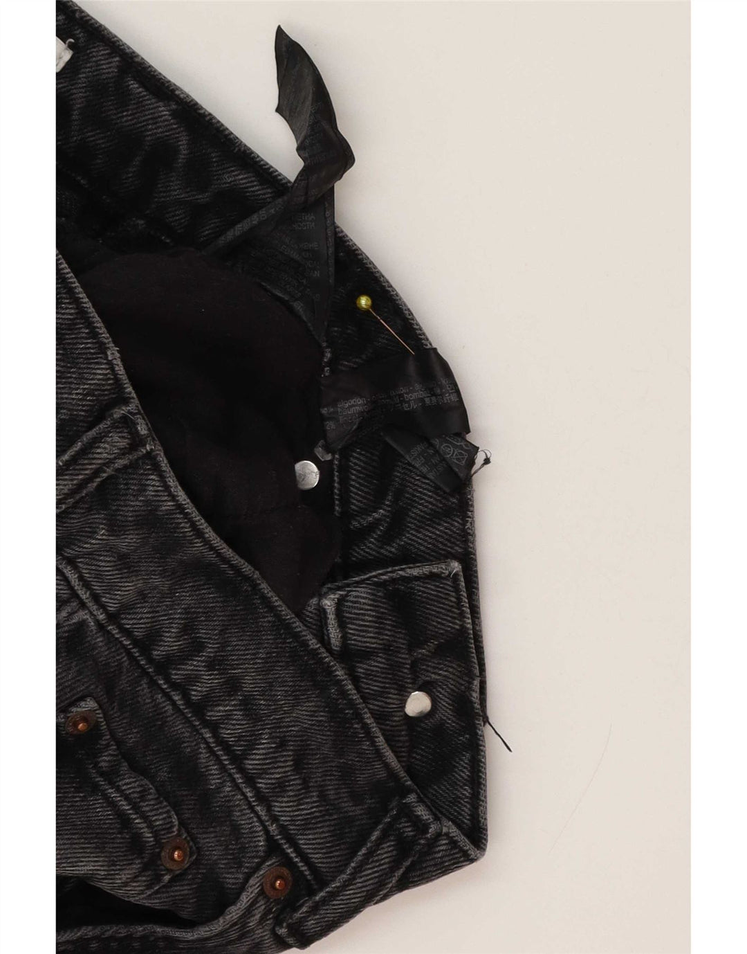 Zara Γυναικείο Ίσιο Τζιν EU 36 Small W26 L33 Γκρι Βαμβακερό