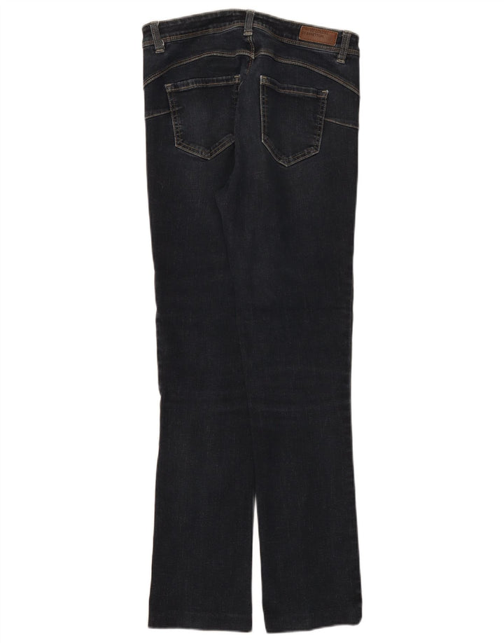 Benetton Γυναικεία Bootcut Jeans W29 L28 Navy Blue
