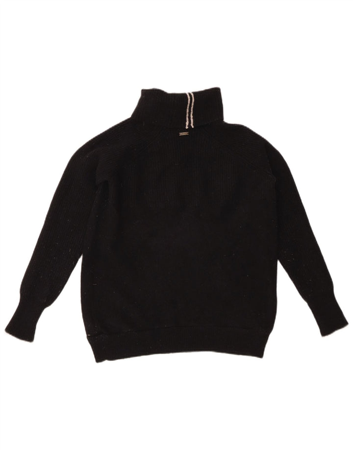 JOULES Γυναικείο πουλόβερ με ρολό λαιμόκοψη UK 8 Small μαύρο