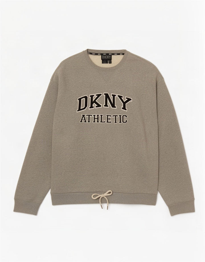Ανδρικό γραφικό φούτερ Dkny Jumper μεγάλο γκρι βαμβακερό