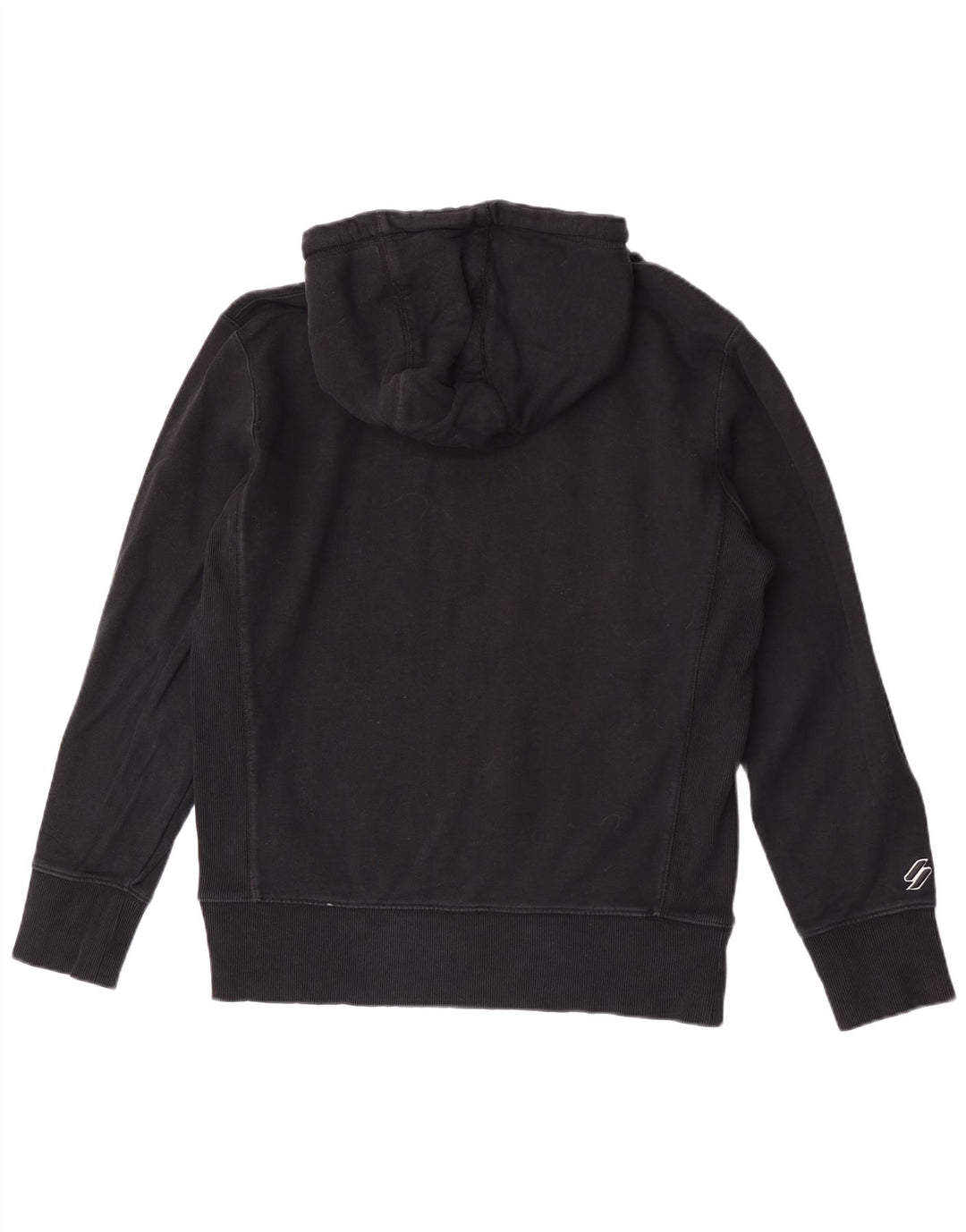 Ανδρικό φούτερ Superdry, μεσαίο μαύρο βαμβακερό