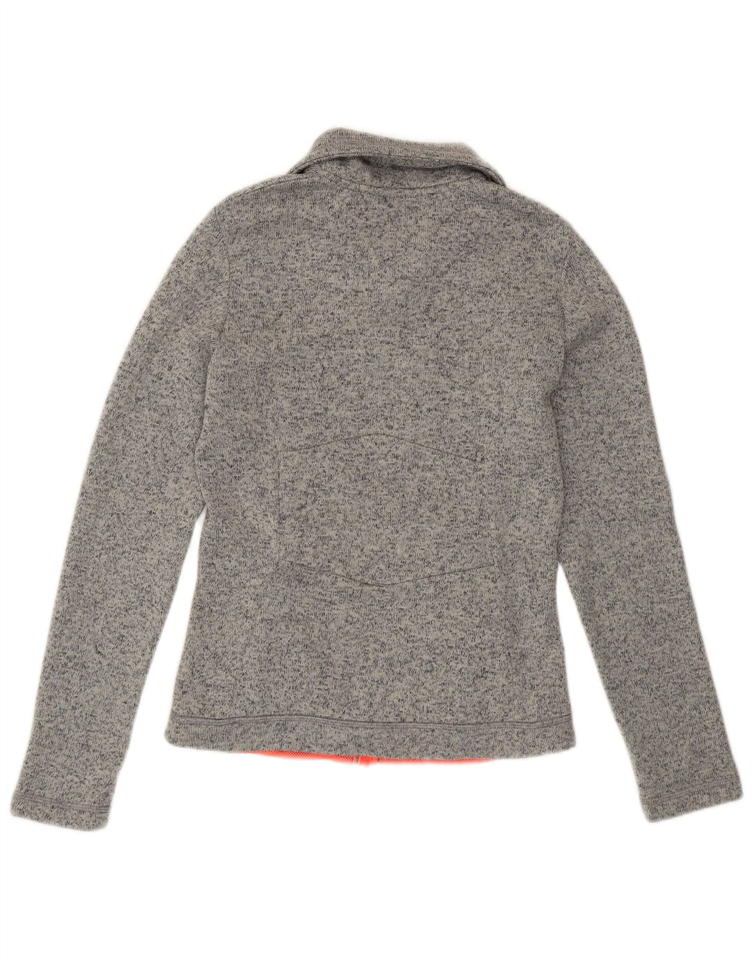 O'NEILL Womens Tracksuit Top Jacket UK 6 XS Grey Flecked Polyester