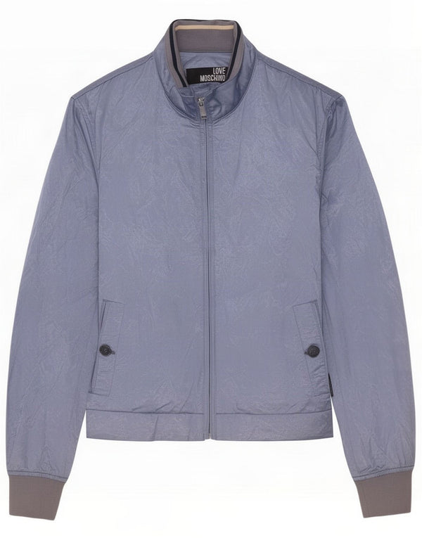 Moschino Ανδρικό μπουφάν Bomber IT 52 XL Μπλε Βαμβακερό
