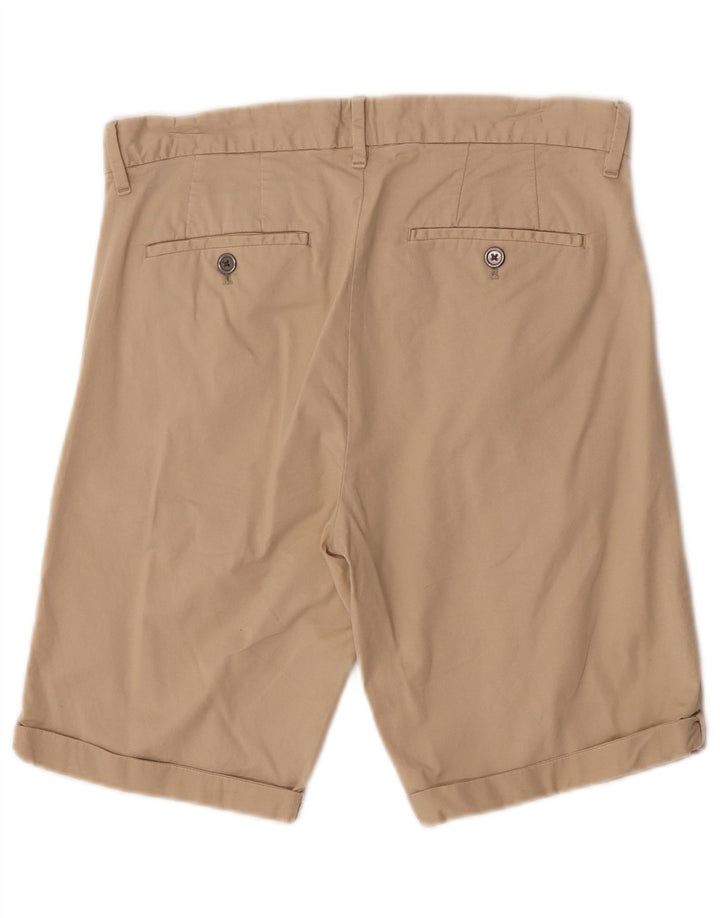 Ανδρικό σορτς Chino Calvin Klein W30 Βαμβακερό μεσαίο μπεζ