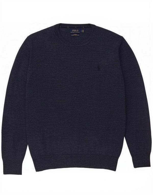Polo Ralph Lauren Ανδρικό πουλόβερ Slim Fit Crew Neck Jumper Small Navy Blue