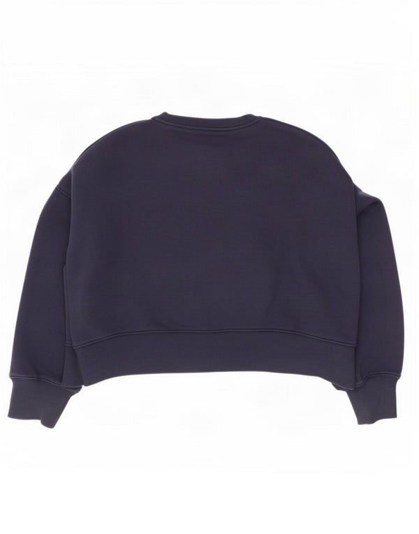 Γυναικεία μπλούζα με γραφικά υπερμεγέθη Nike Jumper UK 14 Medium Navy Blue