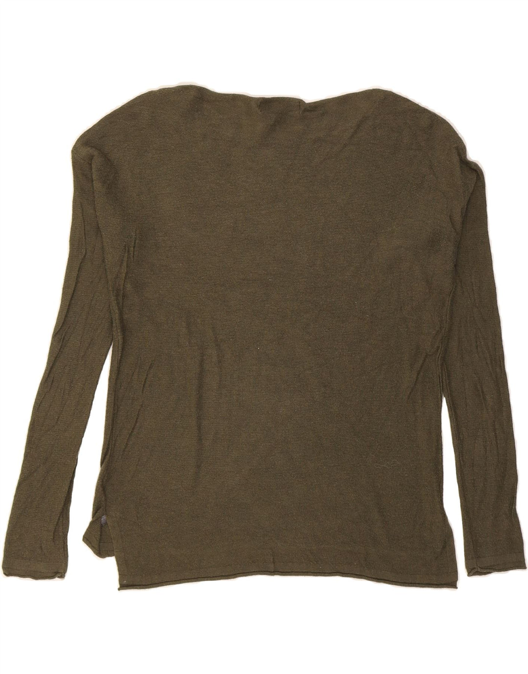 MOSSIMO Womens Oversized Boat Neck Jumper Sweater UK 6 XS Khaki Vintage Mossimo and Second-Hand Mossimo from Messina Hembry 