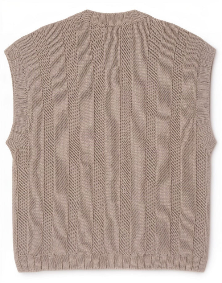 Zara ανδρικό γιλέκο Tank Top Μεγάλο γκρι βαμβακερό