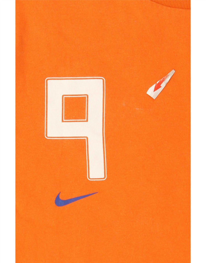 Ανδρικό μπλουζάκι Nike γραφικό KNVB Μπλουζάκι με μεσαίο πορτοκαλί βαμβάκι