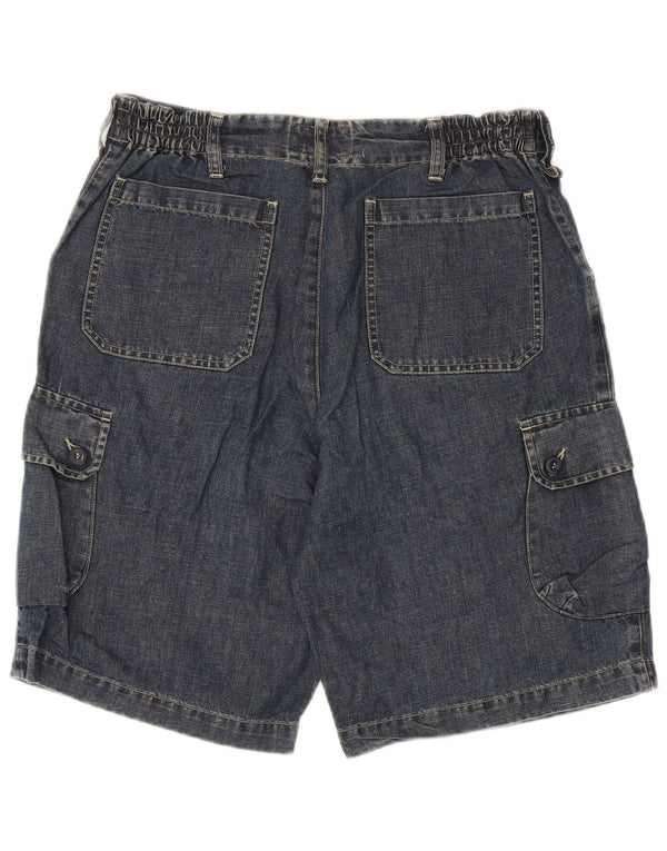 Ανδρικό τζιν σορτς Trussardi Cargo IT 48 Medium W30 Μπλε βαμβακερό