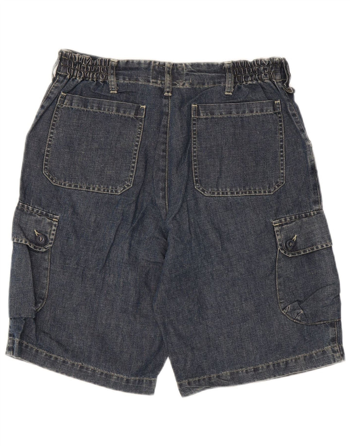 Ανδρικό τζιν σορτς Trussardi Cargo IT 48 Medium W30 Μπλε βαμβακερό