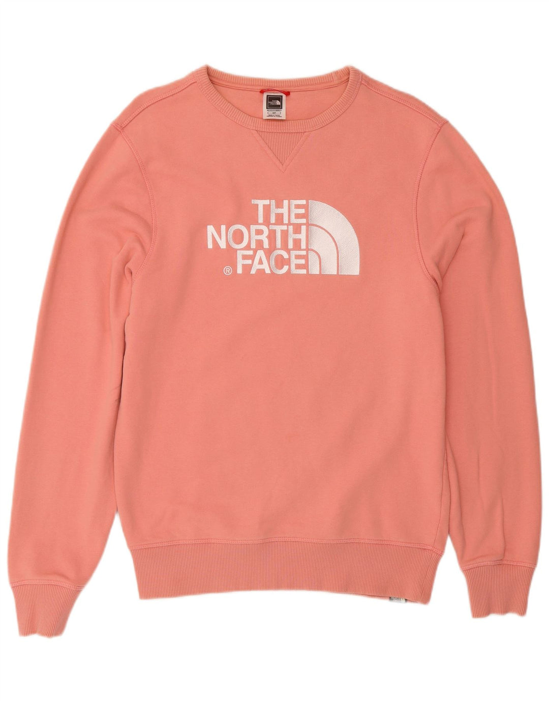 Ανδρικό γραφικό φούτερ North Face Jumper Μικρό Ροζ Βαμβακερό