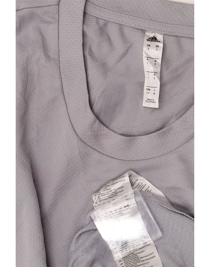 Ανδρικό T-Shirt ADIDAS Top Small Grey Polyester