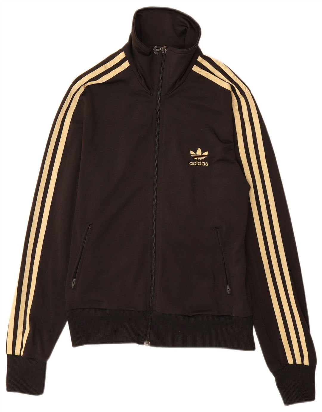 Γυναικεία αθλητική φόρμα γραφικών ADIDAS Top Jacket IT 40 Small Black Polyester